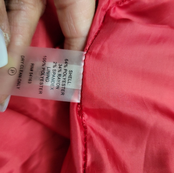 Calvin Klein NEW Red Women's Sleeveless zipper 12 - Picture 4 of 16